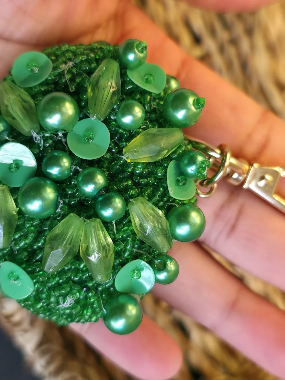 Broccoli Bouquet Keychain